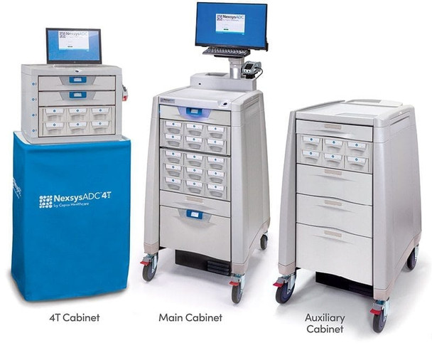 Capsa Healthcare NexsysADC Auxiliary Cabinet – 2 Configuration Options, 1 ea, For Medication Rounds