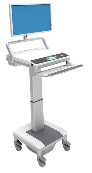 Capsa Healthcare T7 Powered Technology Cart – 17.35" x 12.3", 1 ea, With a Beautifully Simple Design