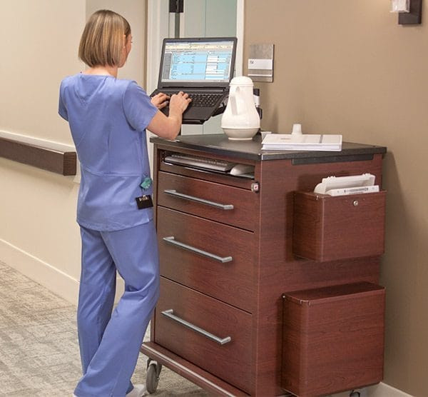 Capsa Healthcare Vintage Encore Punch Card Medication Cart – 13 Configuration Options, 1 ea