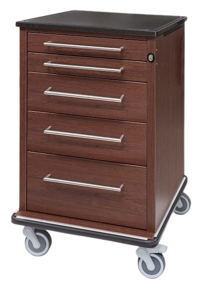 Capsa Healthcare Vintage Encore Treatment Cart – 5 Configuration Options, 1 ea, In Addition to Designer Style