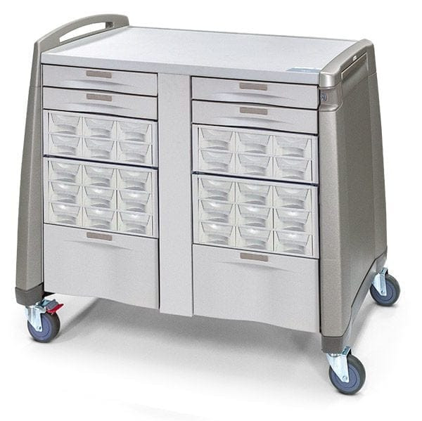 Capsa Healthcare Avalo AC Bin Cassette Medication Cart – 5 Configuration Options, 1 ea, Capacity for Supplies