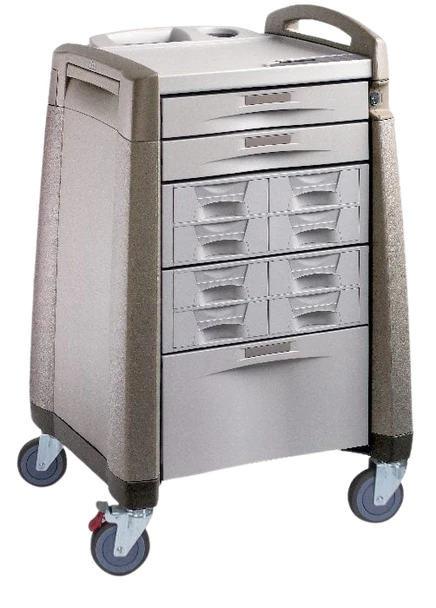 Capsa Healthcare Avalo ACM Medication Cart – 4 Configuration Options, 1 ea, Capacity for Supplies