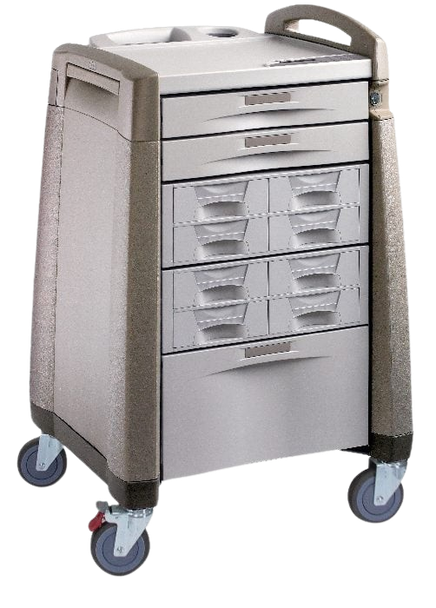Capsa Healthcare Avalo Acxl Medication Cart – 3 Configuration Options, 1 ea, Capacity for Supplies