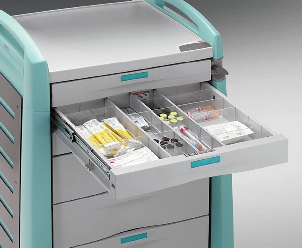 Capsa Healthcare Avalo Ac Two Tier Cassette Package – 2 Configuration Options, 1 ea, For Medication Rounds
