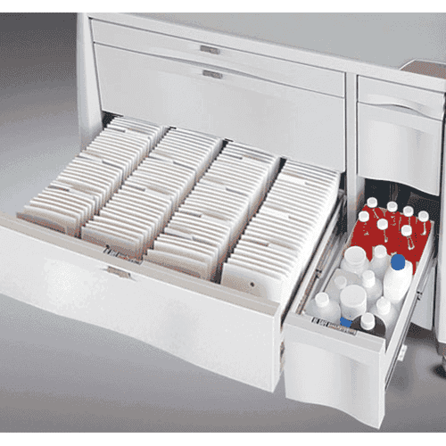 Capsa Healthcare Avalo Pcxl Punch Card Medication Cart – 7 Configuration Options, 1 ea, Emr/Ehr Mobilization