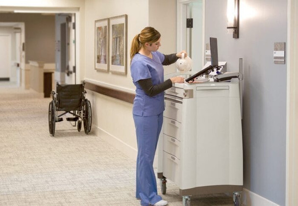 Capsa Healthcare Avalo Punch Card Medication Cart – 6 Configuration Options, 1 ea, For Medication Rounds