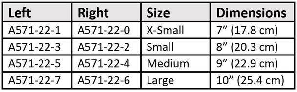 Performance Health Edema Glove – Full Finger, 2 Configuration Options, 1 per each, Over the Wrist