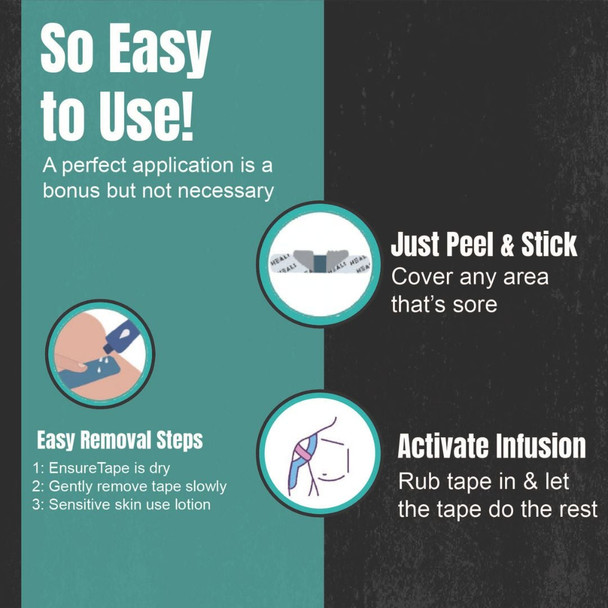 Performance Health Heali Kinesiology Tape – 2" x 10", 4 Configuration Options, 1 ea, For Joint Taping