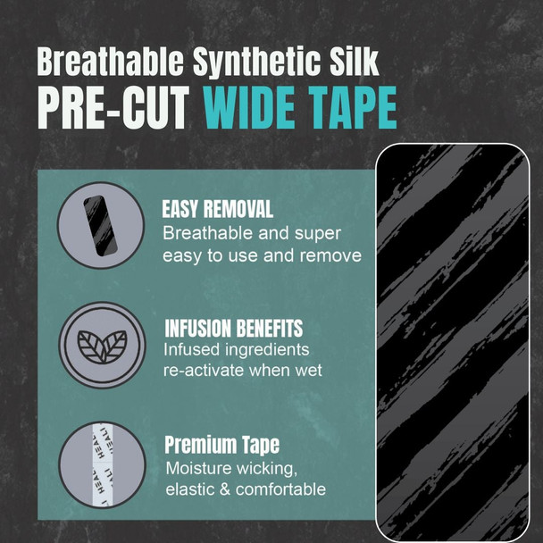 Performance Health Heali Kinesiology Tape – 2" x 10", 4 Configuration Options, 1 ea, For Joint Taping
