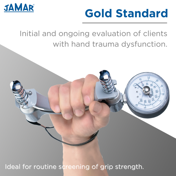 Performance Health Jamar Hydraulic Hand Dynamometer – 1 ea, Ideal for Physical Therapy Pros