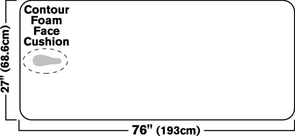 Performance Health Performa 150 One-Section High/Low Treatment Tables – 25" x 72", 12 Configuration Options