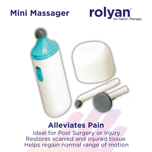 Performance Health Rolyan Mini Massager with Battery – Experience Compact Wireless Relief, 1 ea
