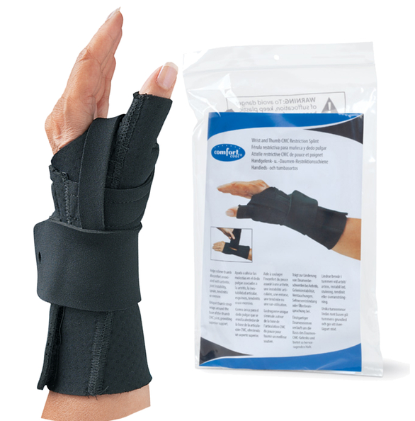 Performance Health Wrist & Thumb CMC Restriction Splint/Brace – 6 Configuration Options, 1 ea