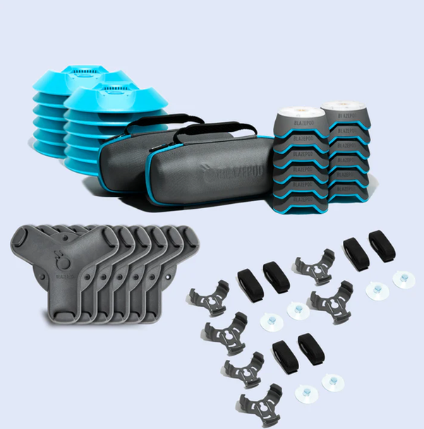 Performance Health BlazePod – 4 Configuration Options, 1 ea, Charger and Carrying Case, Factory Pack