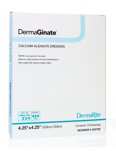 Performance Health DermaGinate Calcium Alginate Wound Dressing – 4" x 8", 2" x 2", 2 Configuration Options