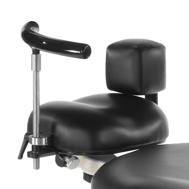MTI Ophthalmic Deep Oval Articulating Headrest – Head Stabilizer Cushion, Ophthalmic Headrest Mounted, G2