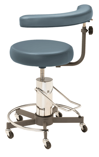 MTI 330 Stool – Hydraulic Pump with Body Support, 325 lbs. Capacity, For Exam and Procedure Rooms