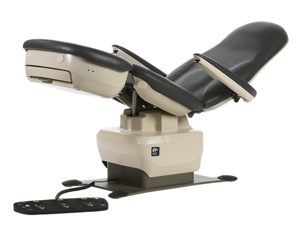MTI 528 Podiatry Chair – 725 lbs. Patient Capacity, Power Lift with Coordinated Leg Rest, For Exam and