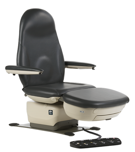 MTI 529W Podiatry Chair – ADA Compliant, 850 lbs. Patient Capacity, Bariatric Width with Power Lift