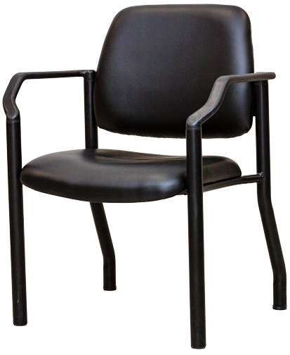 MTI 302 Side Chair – with Twin Arms, Ergonomic Backrest, 425 lbs. Capacity, For Exam and Waiting Rooms