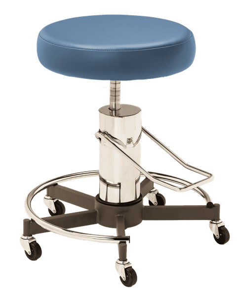 MTI 328 Stool – Hydraulic Pump without Backrest, 350 lbs. Capacity, For Exam and Procedure Rooms