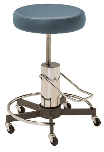 MTI 328 Stool – Hydraulic Pump without Backrest, 350 lbs. Capacity, For Exam and Procedure Rooms