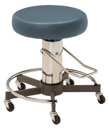 MTI 328 Stool – Hydraulic Pump without Backrest, 350 lbs. Capacity, For Exam and Procedure Rooms
