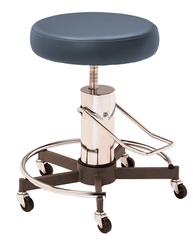 MTI 328 Stool – Hydraulic Pump without Backrest, 350 lbs. Capacity, For Exam and Procedure Rooms