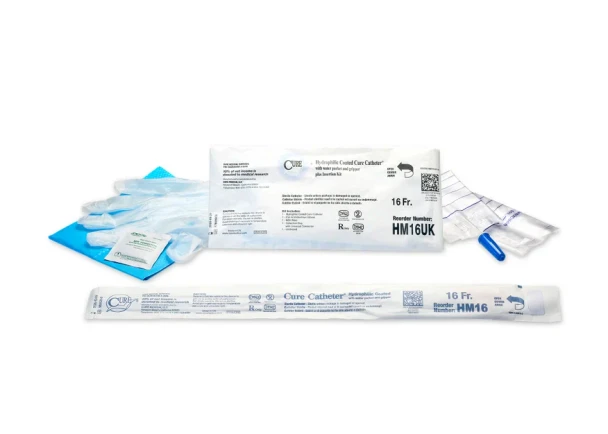 Convatec Hydrophilic Cure Catheter – 8FR to 18FR French Sizes, Boxes of 3 or 10 or 30, Sterile