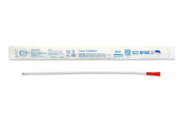 Convatec Cure Catheter Uncoated – 8FR to 18FR French Sizes, Boxes of 10 or 30, Sterile, Supplied by MedicalEx