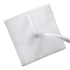 Gentell Sorbacell Foam Tracheostomy Drain Sponge – 4 in x 4 in Size, Boxes of 40, Sterile, Latex-Free