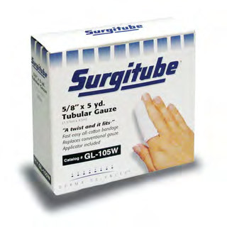 Gentell Surgitube Tubular Gauze for Use with Applicators – 1 in x 50 in to 8 in x 50 in Sizes