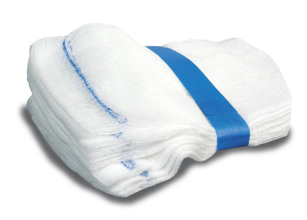 Gentell Dupaque X-Ray Detectable Woven Gauze Sponges – 3 in x 3 in to 8 in x 4 in Sizes, Sterile