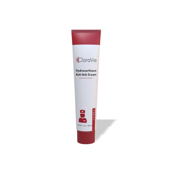 Gentell ClaraVie Hydrocortisone Cream – Boxes of 24 or 72 or 288, For Daily Skin Care, Genuine Gentell Product