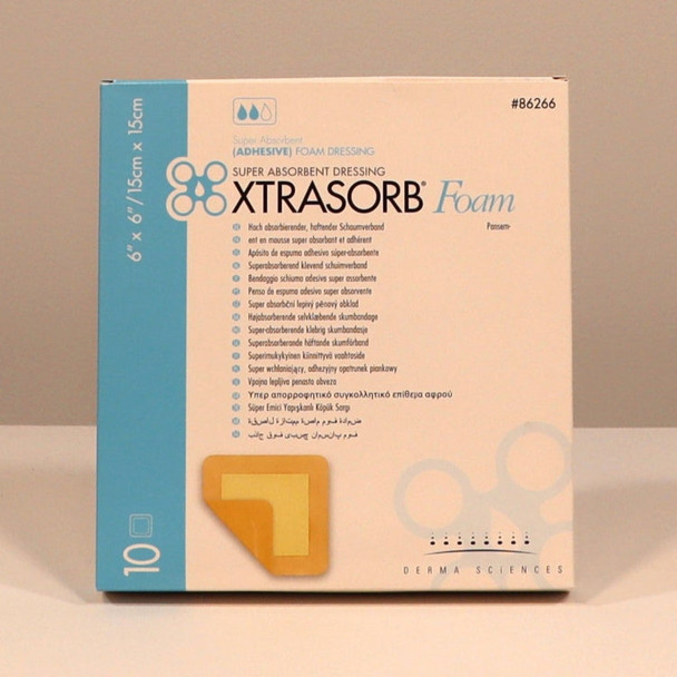Gentell Xtrasorb Sterile Dressings – 3 in x 3 in to 6 in x 9 in Sizes, Boxes of 5 or 10, Sterile