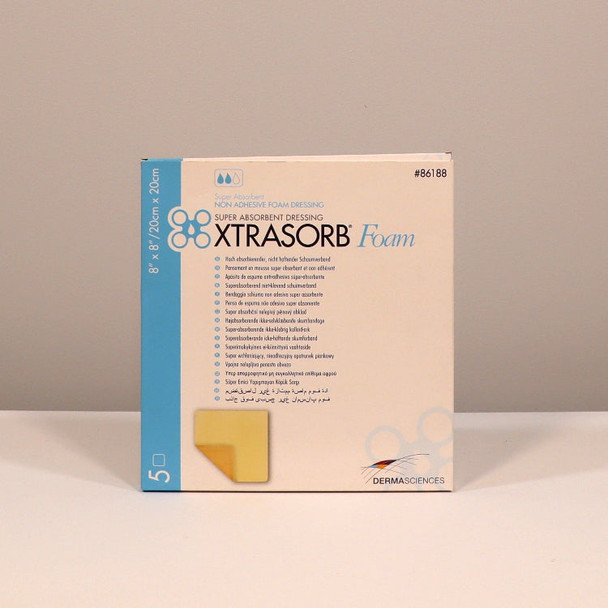 Gentell Xtrasorb Sterile Dressings – 3 in x 3 in to 6 in x 9 in Sizes, Boxes of 5 or 10, Sterile