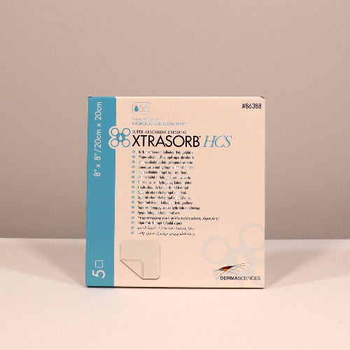 Gentell Xtrasorb Sterile Dressings – 3 in x 3 in to 6 in x 9 in Sizes, Boxes of 5 or 10, Sterile