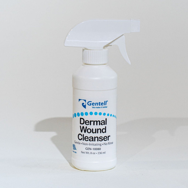 Gentell Dermal Wound Cleanser Spray Bottle – Boxes of 6, For Wound Cleansing, Genuine Gentell Product