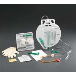 Bard Medical Bardex Lubricath Latex Foley Catheter Tray – 10 per case, Straight Tip, For Catheter