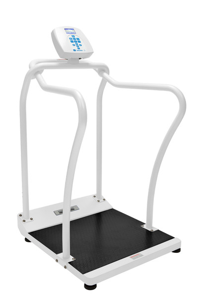 Health O Meter 2101KL Digital Platform Scale – 1000 lb Capacity, Antimicrobial Protection, EMR Connectivity