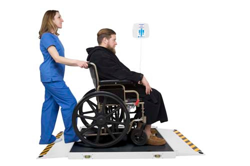 Health O Meter 2700KL Digital Wheelchair Dual Ramp Scale with Extra Large Platform – 1,000 lb Capacity