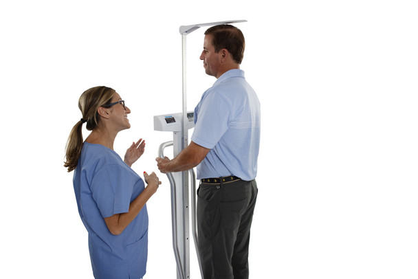 Health O Meter 502KL Digital Physician Scale with Integrated Digital Height Rod – 660 lb Capacity