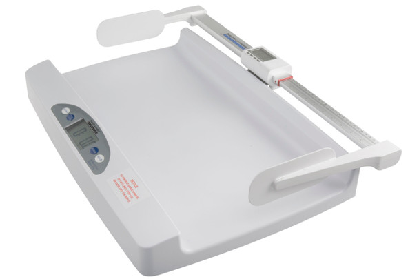 Health O Meter 553KL-EHR Digital Pediatric Scale with Extra-Wide Tray and Digital Height Rod – 44 lb Capacity