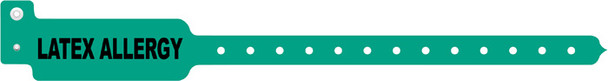 Medical ID Solutions 3100 Series Adult/Pediatric Tri-Laminate Wideface Latex Allergy Wristbands