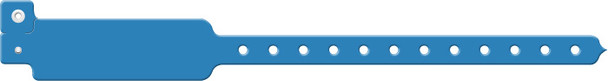 Medical ID Solutions 100 Series Adult/Pediatric Vinyl Wideface Write-On Wristbands – One-Time-Use snap closure