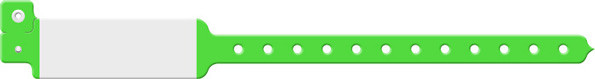 Medical ID Solutions 120 Series Adult/Pediatric Vinyl Wideface Imprint Wristbands – One-Time-Use snap closure