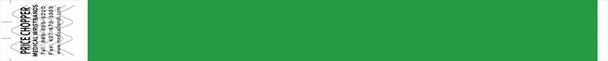 Medical ID Solutions 2100 Series 1in Tyvek Wristbands – Boxes of 1000 – 7 Colors – Genuine Supply