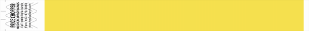 Medical ID Solutions 2100 Series 1in Tyvek Wristbands – Boxes of 1000 – 7 Colors – Genuine Supply