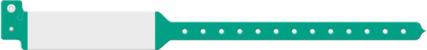 Medical ID Solutions 3220 Series Adult Tri-Laminate Wideface Imprint Wristbands – One-Time-Use snap closure