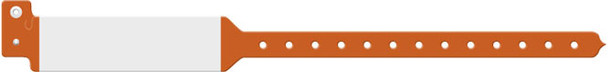 Medical ID Solutions 3220 Series Adult Tri-Laminate Wideface Imprint Wristbands – One-Time-Use snap closure